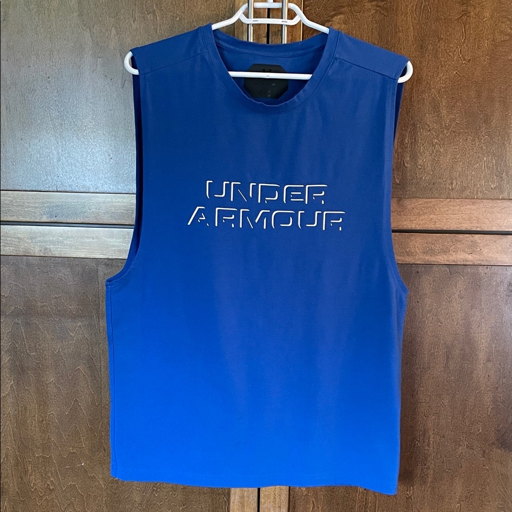Under Armour Royal Blue Sleeveless Shirt